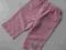 619eMięciutkie spodnie różowe na gumce JAK NOWE 80