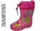 KALOSZE MOCNO OCIEPLANE 26/17,2cm ŚNIEGOWCE różowe