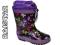 KALOSZE MOCNO OCIEPLANE 29/19cm ŚNIEGOWCE fiolet