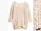 H&amp;M Sweter o wzorzystym splocie BEZ 34/XS nowy