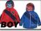 NEXT WIOSNA KURTKA BADGED RAIN BLUE/RED 6-9 M