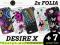HTC DESIRE X V Etui Futerał DESIGN GEL + 2x Folia