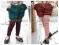 Ocieplane legginsy + krótkie spodnie 116-122