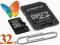 SALON KINGSTON Karta Pamięci micro SD 32GB +AD +FV