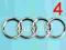 AUDI 80 100 A3 A4 A6 B4 - emblemat logo znaczek 4