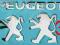 PEUGEOT emblemat logo znak lew 106 206 307 607 - d