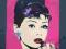 Magnes Audrey Hepburn life is short make it FUN