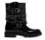 ZARA - ROCKOWE BOTKI BIKER BOOTS ŁAŃCUCH ĆWIEKI 36