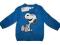 H&amp;M niebieski sweterek Snoopy 86,12-18 m