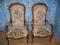 dwa zabytkowe starodawne fotele styl ludwik XVI
