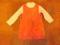 sukienka + bluzka dla dziewczynki r.98-104