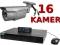 ZESTAW MONITORINGU 16 KAMER 700 LINII IR 60M