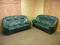 2 X SOFA ZIELONA SUPER JAKOŚĆ  3-OS.  SZER. 200 CM