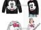 Czarna bluza z Myszką Miki róż Hello Kitty 110-116