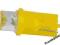 Żarówka samochodowa led 12V W5W T8 żółta