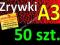 Zrywki plakaty A3 50szt., kreda 130g, perforacja