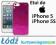 PURO Glitter Cover Etui na iPhone 5 5s FUKSJA Do