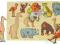 PUZZLE DREWNIANE układanka z UCHWYTAMI SAFARI 24h