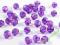 KORALIKI AKRYLOWE, kryształki  10mm - 50szt LILA