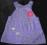 CHEROKEE fioletowa sztruksowa sukieneczka 3-6 m-cy