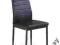 Krzesło K70 CZARNY Eco-Skóra Stal