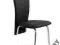 Krzesło K74 CZARNY Eco-Skóra Stal Chromowana