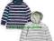 NEXT 2 BLUZKI STRIPE KAPTUR 1,5-2 LATA WIOSNA 2014