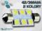 Żarówka Led C5W 42mm 39mm 6 LED SMD 5050 2 kolory