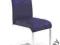 Krzesło K85 FIOLETOWY Eco-Skóra Stal Chromowana