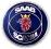 SAAB SCANIA 900 9000 93 znaczek emblemat logo 50mm
