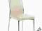 Krzesło K86 KREMOWY Eco-Skóra Stal Chromowana