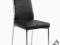 Krzesło K86 CZARNY Eco-Skóra Stal Chromowana