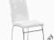 Krzesło K92 BIAŁY Eco-Skóra Stal Chromowana