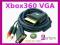 TV54 KABEL VGA XBOX 360 GOLD PLATED CRV LCD PLAZMA