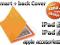 Smart Cover z Back Cover  IPAD 3 4 pomarańczowy
