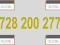 -- 728 200 277 -- ZŁOTY NUMER T-MOBILE, F. VAT 23%