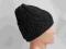 Ciepła, zimowa czapka, szara,stalowa, WYPRZEDAŻ
