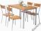 Zestaw Stół + 4 KRZESŁA POKÓJ Salon KUCHNIA