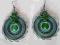 jagoda375 Kolczyki KOŁO śr.4,8cm sutasz. Dwustr.