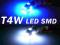 POSTOJÓWKI LED Ba9s T4W SMD DIODOWE EFEKT XENON