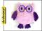 SOWA FIOLETOWA W3 (TERMOFOR) PLUSZAK (ZABAWKA)