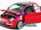 2007 FIAT 500 SKALA 1:24 MODEL WELLY - ŁÓDŹ !!!