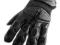 RĘKAWICE SKÓRZANE 3/4 -IM- CZARNE, SIATKA - Roz.XL