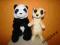 Panda IKEA i Surykatka maskotka prztulanka 34cm