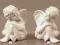 Porcelanowy biały ANIOŁEK AMOREK 11 cm
