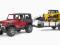 BRUDER 02924 JEEP WRANGLER LAWETA + MINI ŁADOWARKA