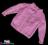 P26*- Różowy - ciepły zapinany sweter 4-5 lat