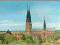 pocztówka UPPSALA Panorama na Kościół