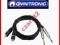Kabel mikrofonowy 2x wtykRCA -2x wtyk6,3mm 1,5m FV