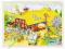 Puzzle WIEŚ FARMA kolorowa 40x30cm ukladanka GOKI